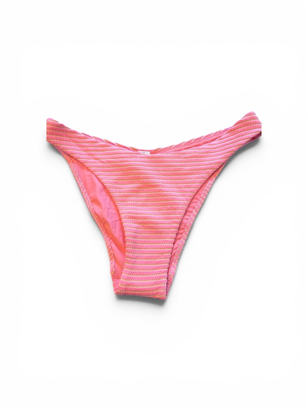 lululemon athletica Coral Pink Ribbed Swim Bottoms
